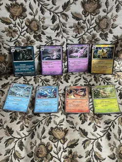 Prismatic Evolutions Costco 8 Mini Tin Cosmos Promo Cards SET - Image 1
