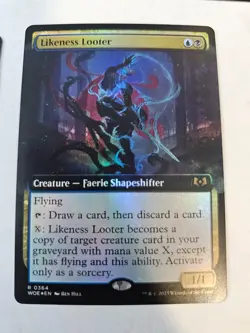 MTG -Likeness Looter Extended Art FOIL - Wilds of Eldraine - Image 1