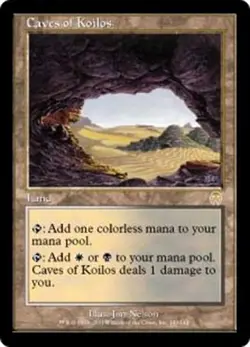 MTG Magic the Gathering Rare Caves of Koilos Apocalypse NM - Image 1