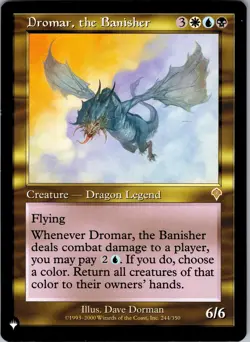 Dromar, the Banisher The List Reprints Rare NM Magic: The Gathering 244 Normal - Image 1