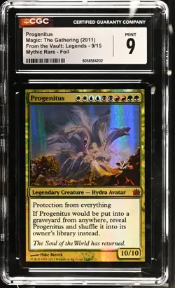 PROGENITUS From the Vault: Legends Foil Mythic CGC 9 MTG [Nostalgium] - Image 1