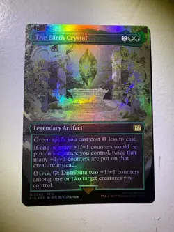 The Earth Crystal (Borderless) FINAL FANTASY 342 NM FOIL - Image 1