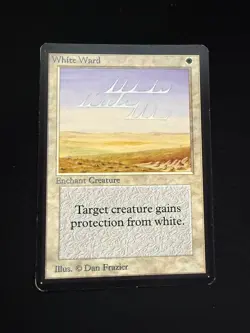 Magic the Gathering: Beta White Ward MTG Beta - Image 1