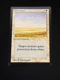 Magic the Gathering: Beta White Ward MTG Beta - Image 1