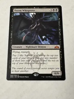 MTG - Doom Whisperer - Guilds of Ravnica - NM, English Magic FREE SHIPPING - Image 1