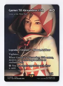 Garnet Til Alexandros 17th (Showcase) 24 (R) MTG Final Fantasy: Through the Ages - Image 1