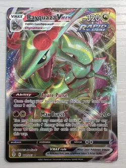 Rayquaza VMAX 111/203 Full Art Ultra Rare - 2021 Pokemon Evolving Skies NM - Image 1