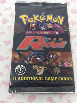Pokemon 1st Edition Team Rocket Sealed Booster Pack (21.06g)- WOTC Heavy - Image 2