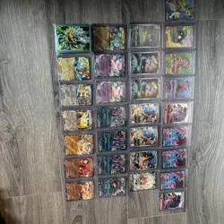 Pokemon Card Lot Of 29 SIR, IR, And Exs And A Unopened Pack If Card Sleeves - Image 1