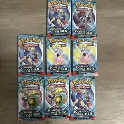 Pokemon TCG Journey Together Booster Packs Lot of 8 - Image 1