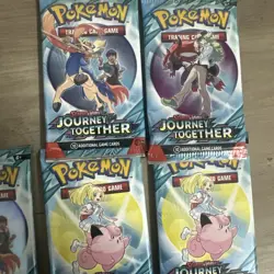 Pokemon TCG Journey Together Booster Packs Lot of 8 - Image 2