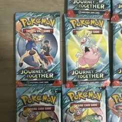 Pokemon TCG Journey Together Booster Packs Lot of 8 - Image 3