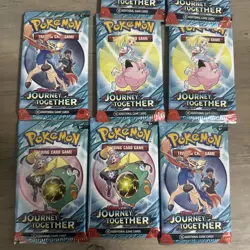 Pokemon TCG Journey Together Booster Packs Lot of 8 - Image 5