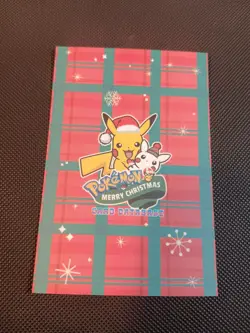 Pokemon 2024 Card Database Christmas Set Pikachu 2 Cracked Holo Peru US Seller - Image 2