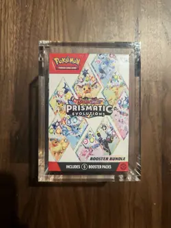 Pokemon TCG Sealed Prismatic Evolutions Booster Bundle w/Case - Image 1