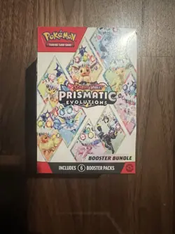 Pokemon TCG Sealed Prismatic Evolutions Booster Bundle w/Case - Image 3