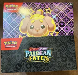 Pokemon TCG Paldean Fates Tech Sticker Collection Display (12 Blisters) 36 Packs - Image 1
