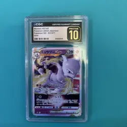 2022 Pokemon Go (JP) s10b Mewtwo VSTAR Triple Rare #031/071 CGC 10 Pristine - Image 1