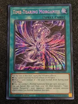 Time-Tearing Morganite Secret Rare MP24-EN088 Yugioh - Image 1