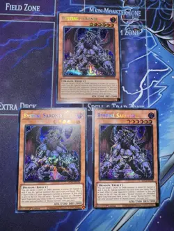 Yu-Gi-Oh! TCG Bystial Saronir MP23-EN158 - Secret Rare 1st Ed NM Playset - Image 1