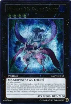 Number 32: Shark Drake (UTR) - Unlimited Galactic Overlord HP YuGiOh - Image 1