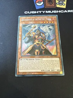 YUGIOH BROTHERHOOD OF THE FIRE FIST SECRET RARE FIGA-EN013 1ST EDITION - Image 2
