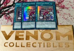 3x (M/NM) - Live Twin Home - GEIM-EN018 - Super Rare - 1st Edition YuGiOh - Image 1