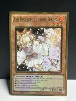 Premium Gold Rare Ash Blossom & Joyous Spring MAGO-EN011 1st Edition NM/LP - Image 1