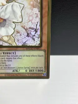Premium Gold Rare Ash Blossom & Joyous Spring MAGO-EN011 1st Edition NM/LP - Image 4