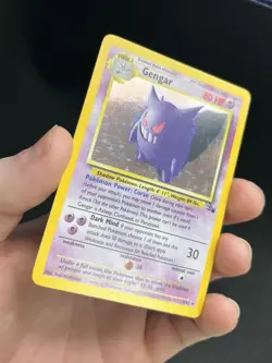 Gengar (5/62) Rare Holo Fossil Set Pokemon Card -Lightly Played - Image 1