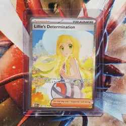 Lillie's Determination 184/132 - SIR - Mega Evolution - Pokemon Card - Lot #816 - Image 1
