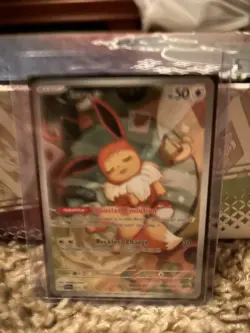 Eevee Promo Card Scarlet & Violet Holo Prismatic Evolutions Near Mint Condition - Image 1