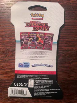 Pokemon Scarlet & Violet Destined Rivals Cards New Sealed Pack - Image 2