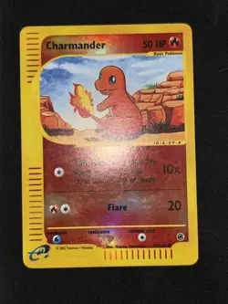 Pokemon Charmander Reverse Holo Card 97/165 Expedition Base Set Vintage Nintendo - Image 1