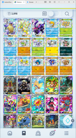 Pokemon Tcg Pocket account, 2898 cards, 4861 pack hourglass - Image 1