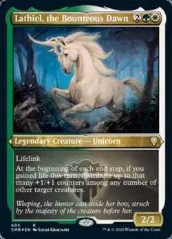 ~ Lathiel, the Bounteous Dawn (Foil Etched) ~ NM Foil ~ ~ MTG ~ - Image 1