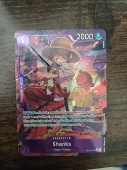 Shanks (Alt Art) OP13-065 R Carrying on His Will - ONE PIECE Card Game English - Image 1