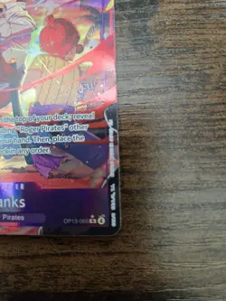 Shanks (Alt Art) OP13-065 R Carrying on His Will - ONE PIECE Card Game English - Image 2