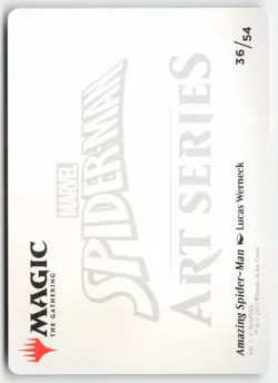 MTG - Amazing Spider-Man Art Card (/54) S Art Series: Marvel's Spider-Man 36 NM - Image 2