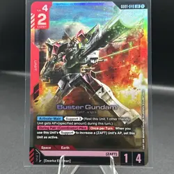 Buster Gundam (GD01-046) (NM) - Gundam Card Game - Newtype Rising (ENG) - Image 1