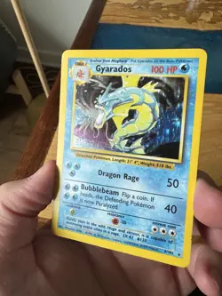 1999 Pokemon TCG Gyarados Holo Rare Card Base Set 6/102 Vintage WOTC LP - Image 3