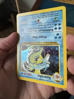 1999 Pokemon TCG Gyarados Holo Rare Card Base Set 6/102 Vintage WOTC LP - Image 4