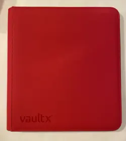 Vault X Fire Red 12-Pocket Exo-Tec Zip Binder 480 Cards Open Box - Image 2