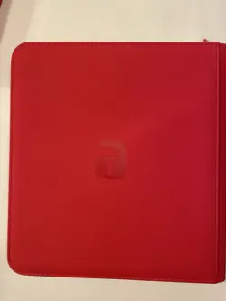 Vault X Fire Red 12-Pocket Exo-Tec Zip Binder 480 Cards Open Box - Image 5