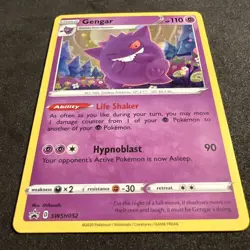 Pokemon Promo Card - Gengar SWSH052 SWSH: Sword & Shield Promo Cards Holo NM - Image 2