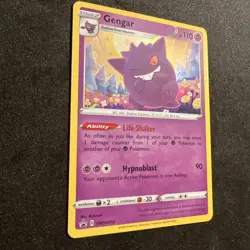 Pokemon Promo Card - Gengar SWSH052 SWSH: Sword & Shield Promo Cards Holo NM - Image 3