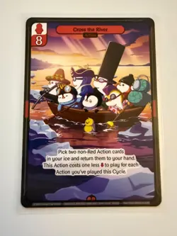 Vibes TCG Penguin Cross the River NON FOIL - Legend of the Lils Card # 22 - Image 1