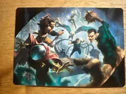 Spider-Man MTG Behold The Sinister Six Art Series Card 7/54 Marvel - Image 1