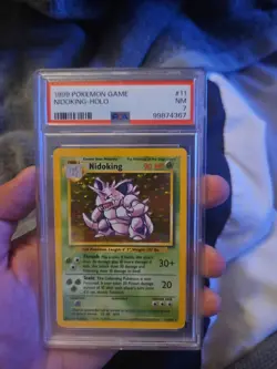 1999 Pokemon Game Nidoking Holo PSA 7 Graded Card #11 - Image 1
