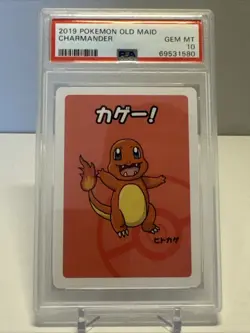 Pokemon Card Charmander Old Maid Baba Nuki 2019 PSA 10 GEM MINT - Image 1
